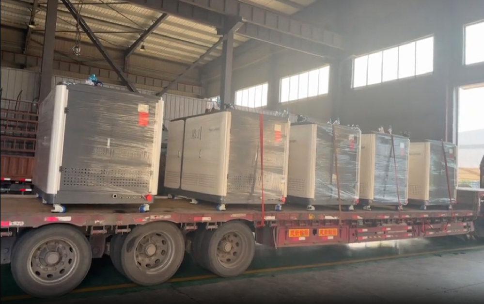 東莞某食品廠使用5臺0.5噸燃氣蒸汽發生器